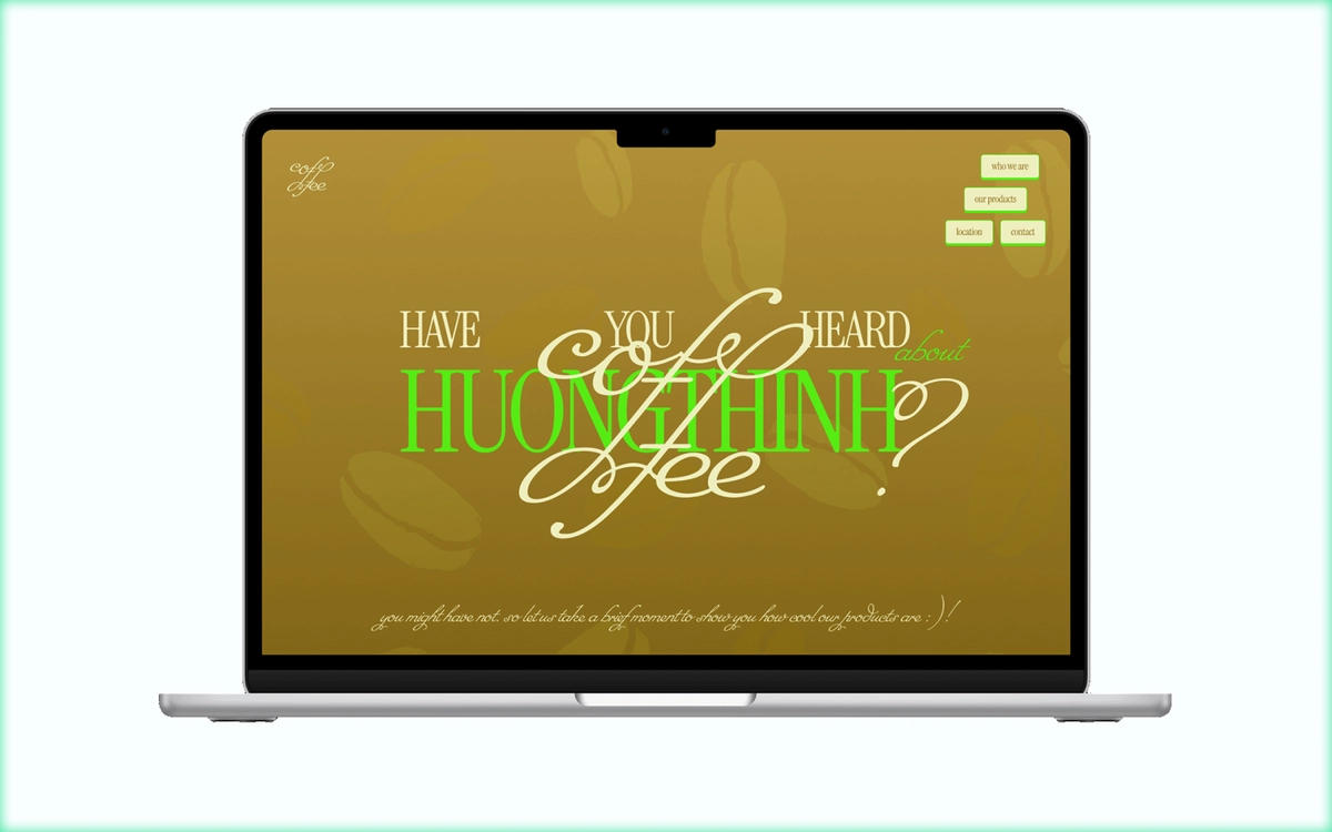 HuongThinh Coffee Landing Page