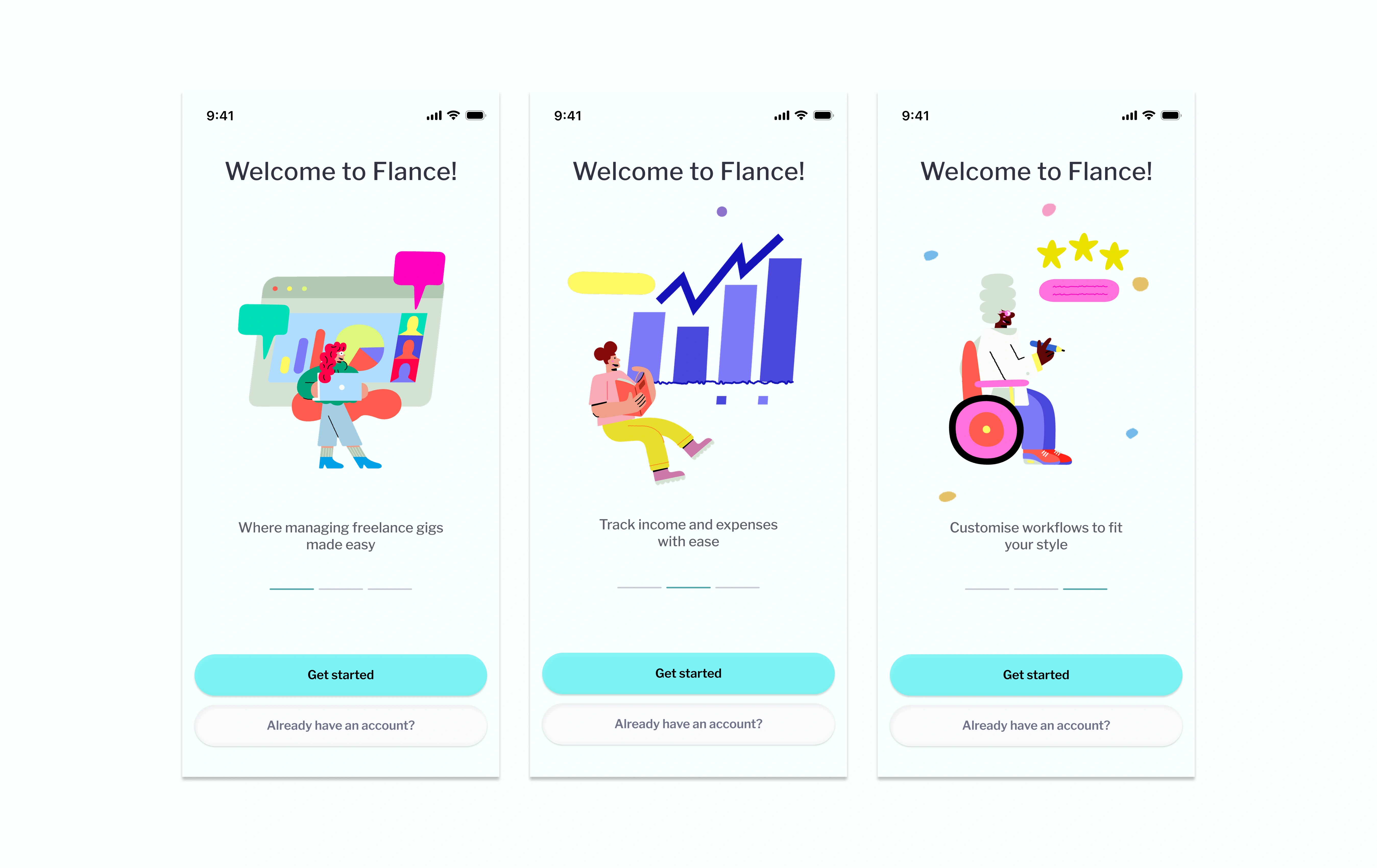 High Fidelity Wireframe 1